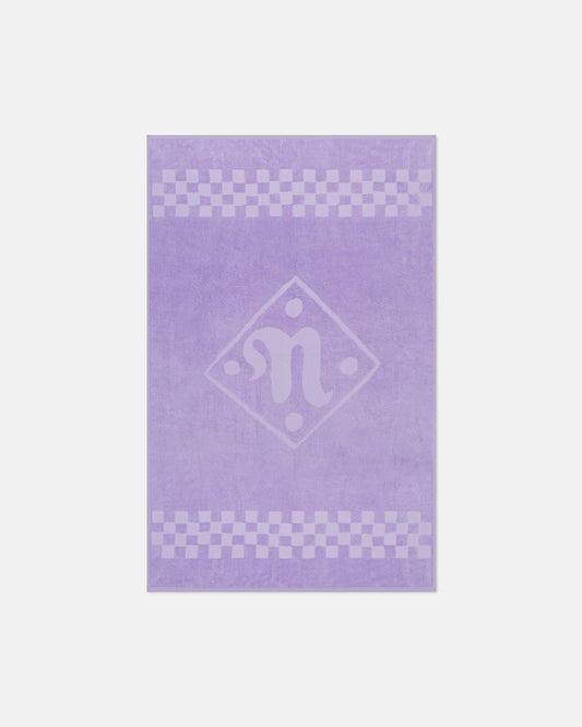 Totem - Cotton-Jacquard Towel - Lilac Pf23
