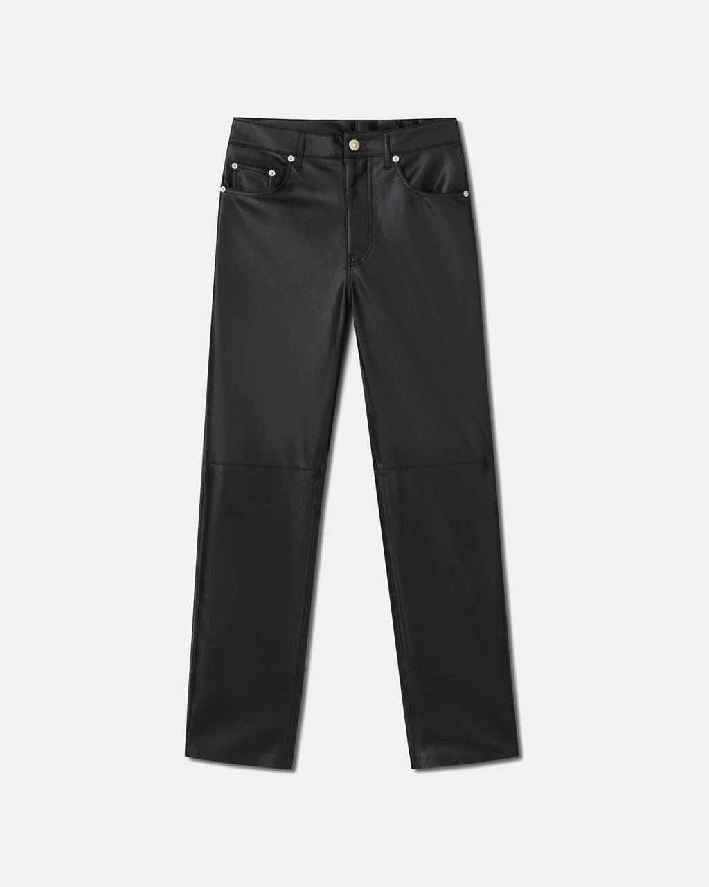 Vinni - Okobor™ Alt-Leather Pants - Black