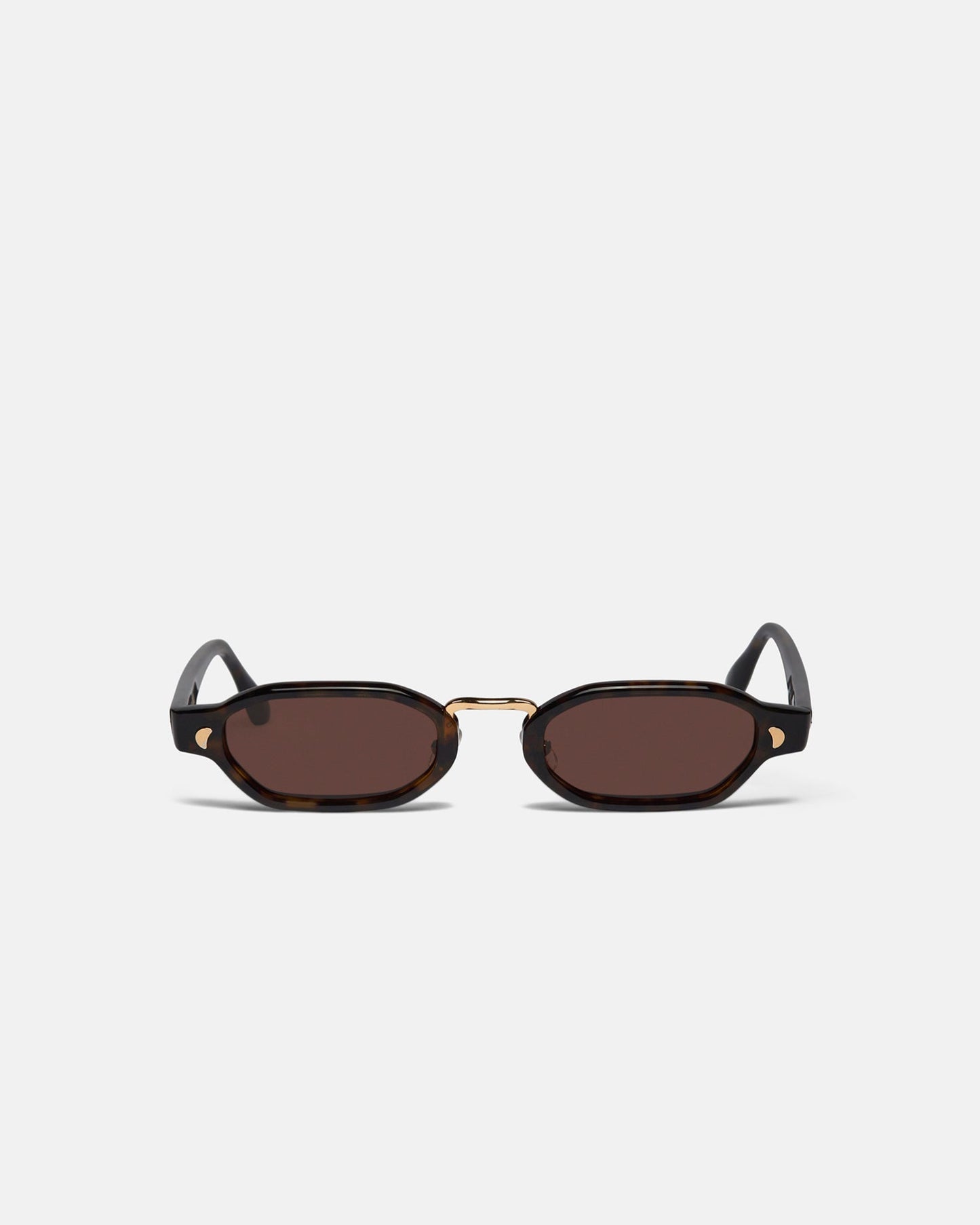 Weco - Oval-Frame Sunglasses - BrownTurtle