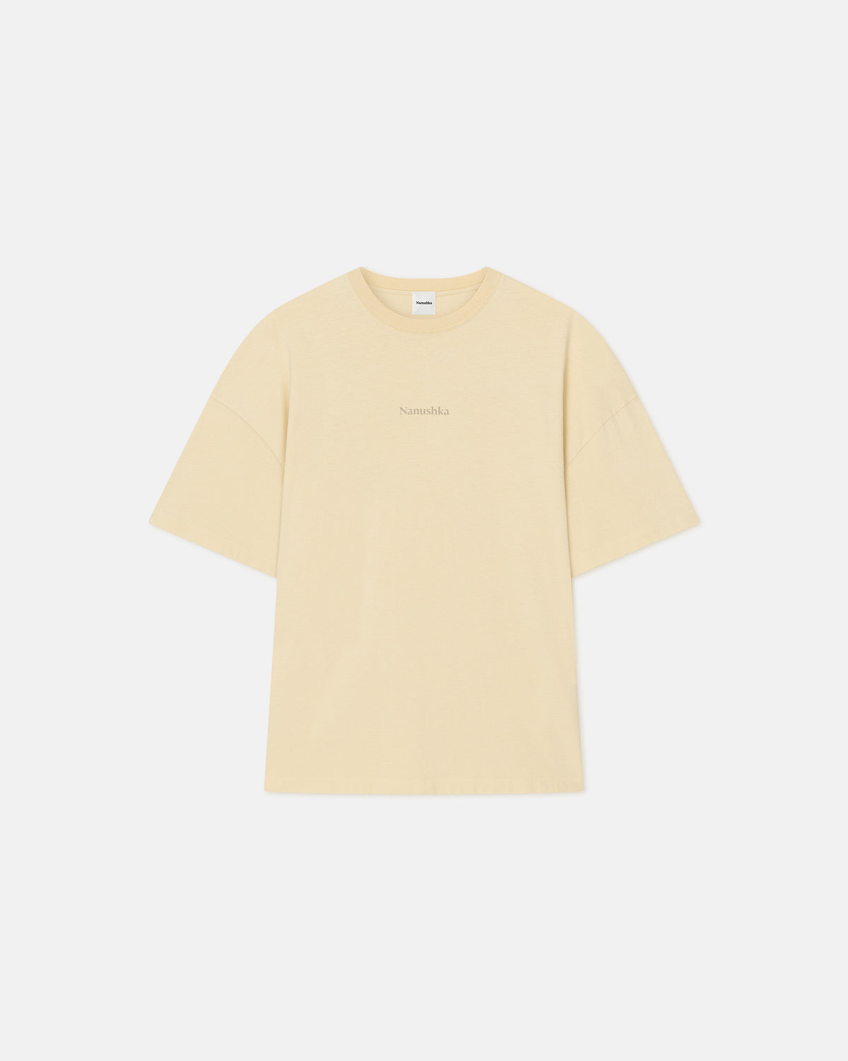 Wren Printed Cotton Jersey T Shirt Creme Gingerbread Heart