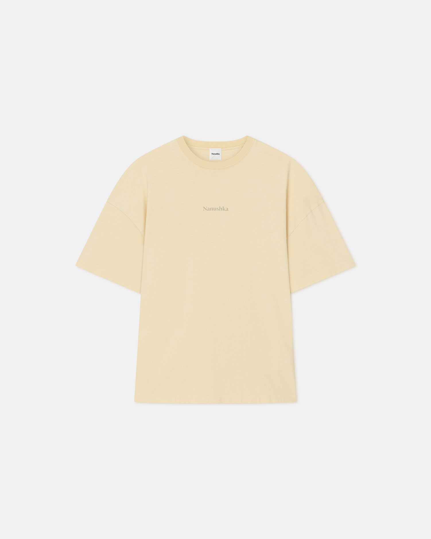 Wren - Printed Cotton-Jersey T-Shirt - Creme/Gingerbread Heart