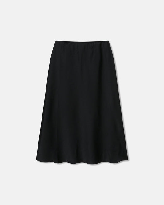 Zarina - Slip Skirt - Black