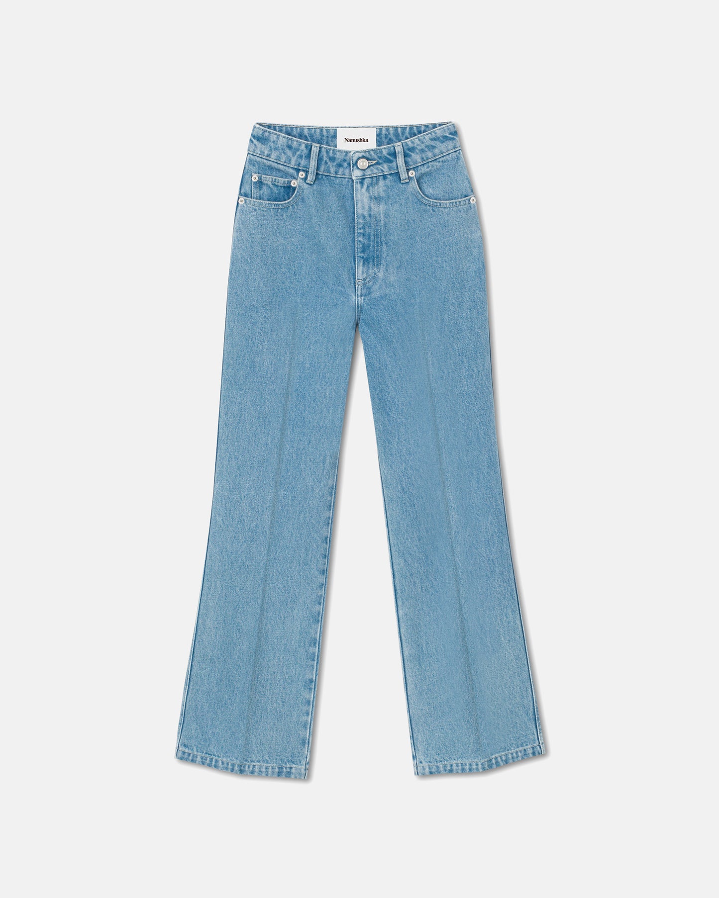 Zoey - Cropped Kick-Flare Jeans - Eco Light Wash