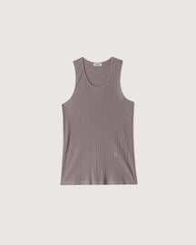 Korben - Ribbed-Jersey Top - Washed Lilac