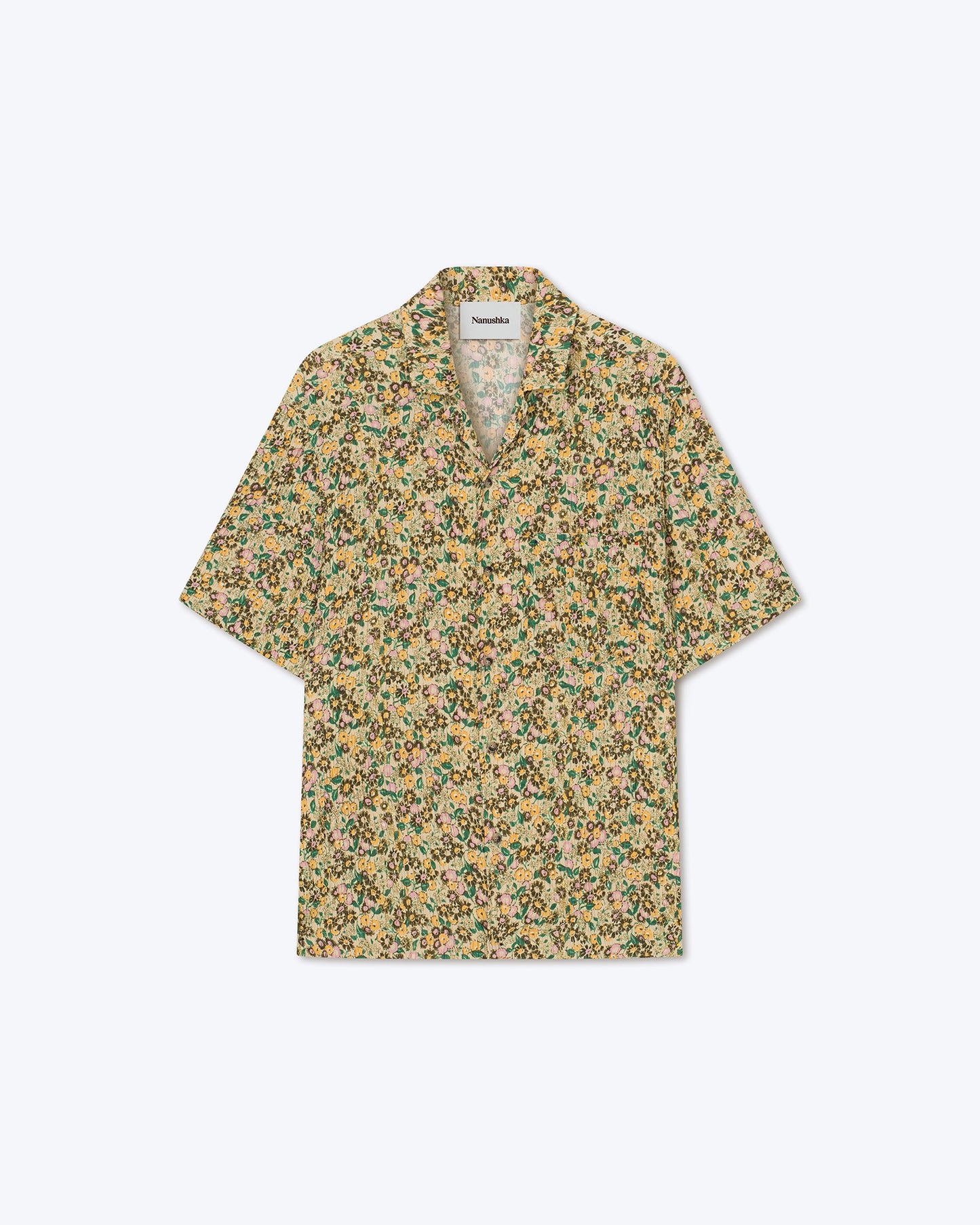 Bodil - 60'S Pleat Shirt - Ditsy Floral