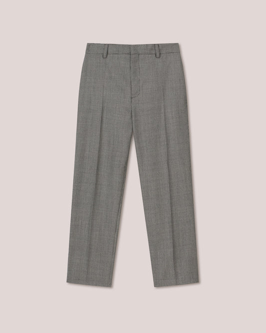 Jun - Straight-Leg Suit Pants - Light Grey