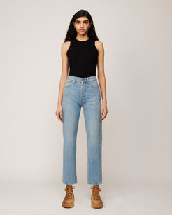 Straight leg jeans - Light blue – Nanushka