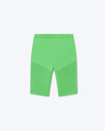 Paola - Archive Textured Cotton-Crochet Shorts - Bright Green