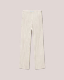 Char - Archive Pleated Vegan-Leather Pants - Creme