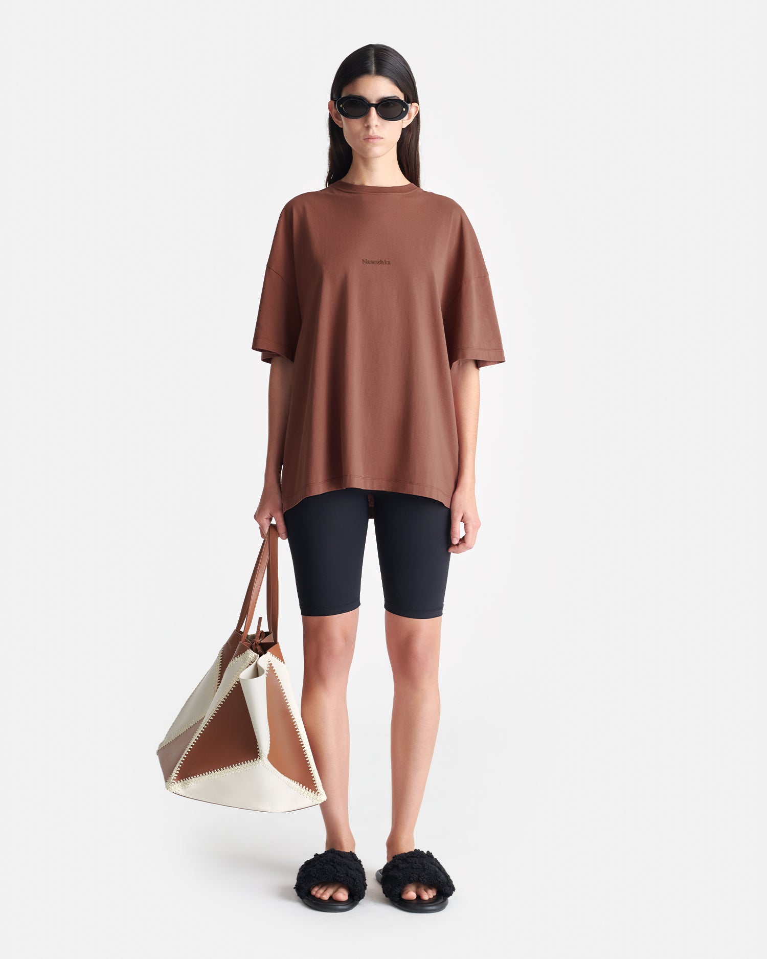 Wren - Printed Cotton-Jersey T-Shirt - Rust/Poppyseed Cake