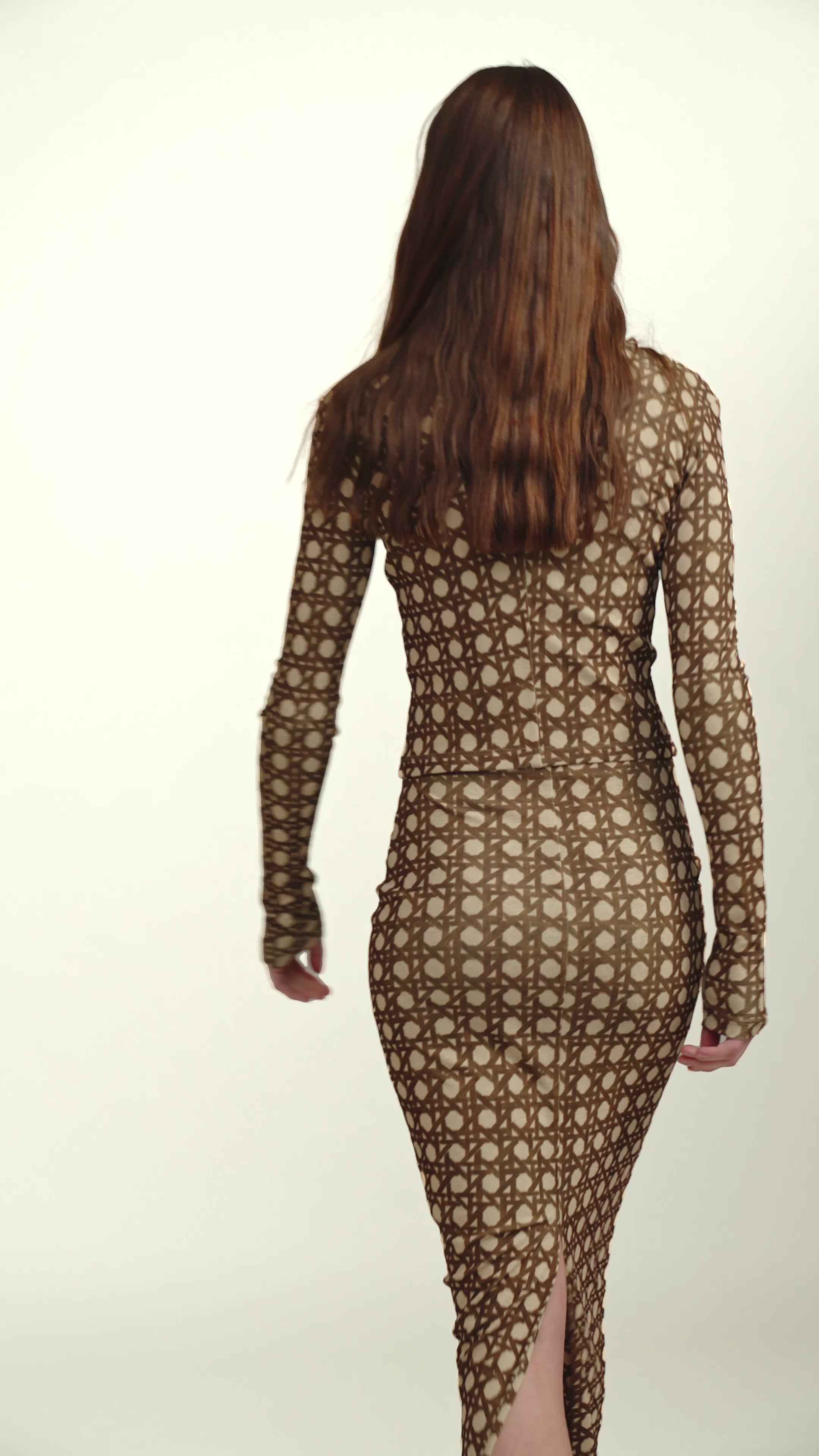 Erandi - Midi dress - Rattan Polka